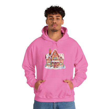 Snowy Christmas Village 14 - Hooded Sweatshirt