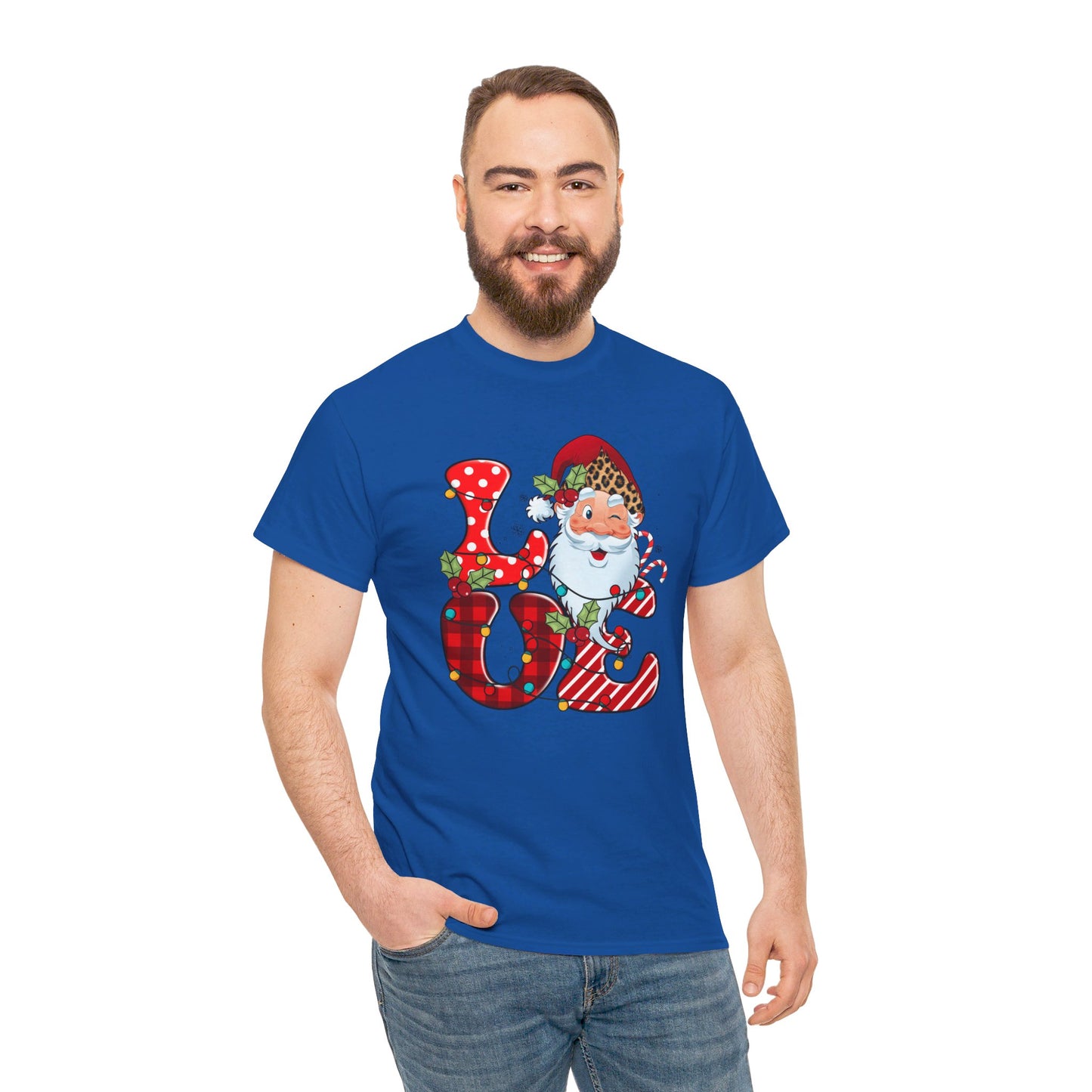 Festive Santa LOVE - T-Shirt