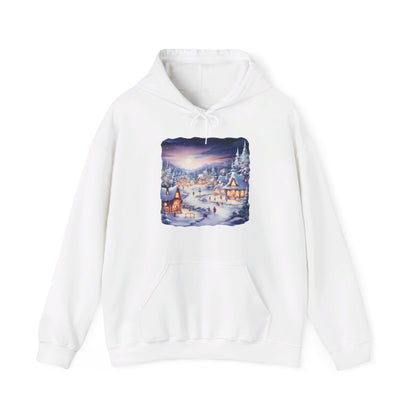 Snowy Christmas Village 3 - Hooded Sweatshirt