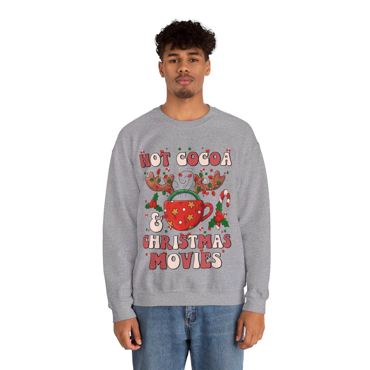 Hot Cocoa Christmas Movies - Crewneck Sweatshirt