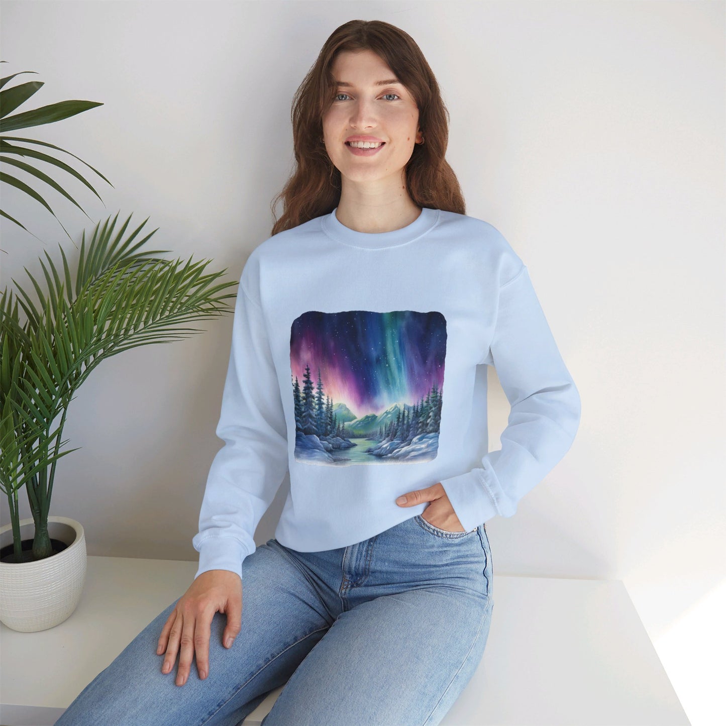 Northern Lights - Crewneck Sweatshirt