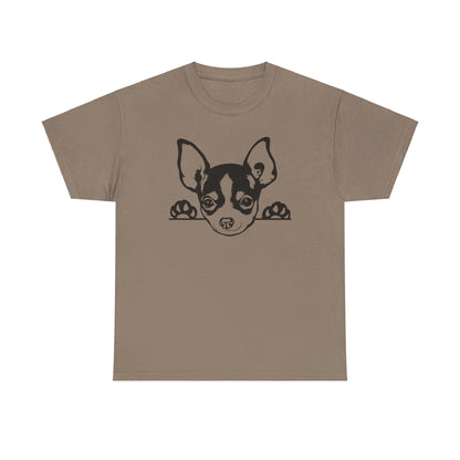 Peeking Chihuahua, Pure Cuteness - T-Shirt