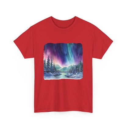 Northern Lights Watercolor  - T-Shirt