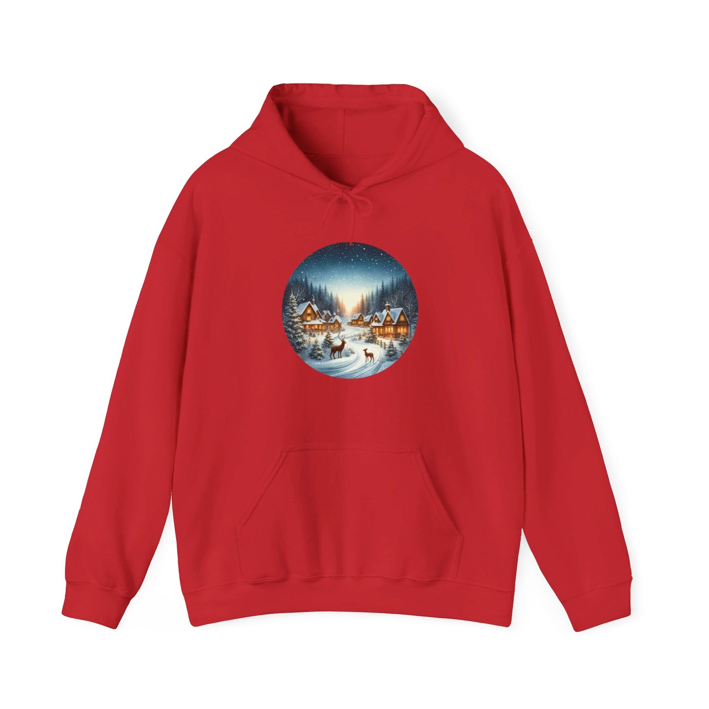 Magical Snowy Night - Hooded Sweatshirt