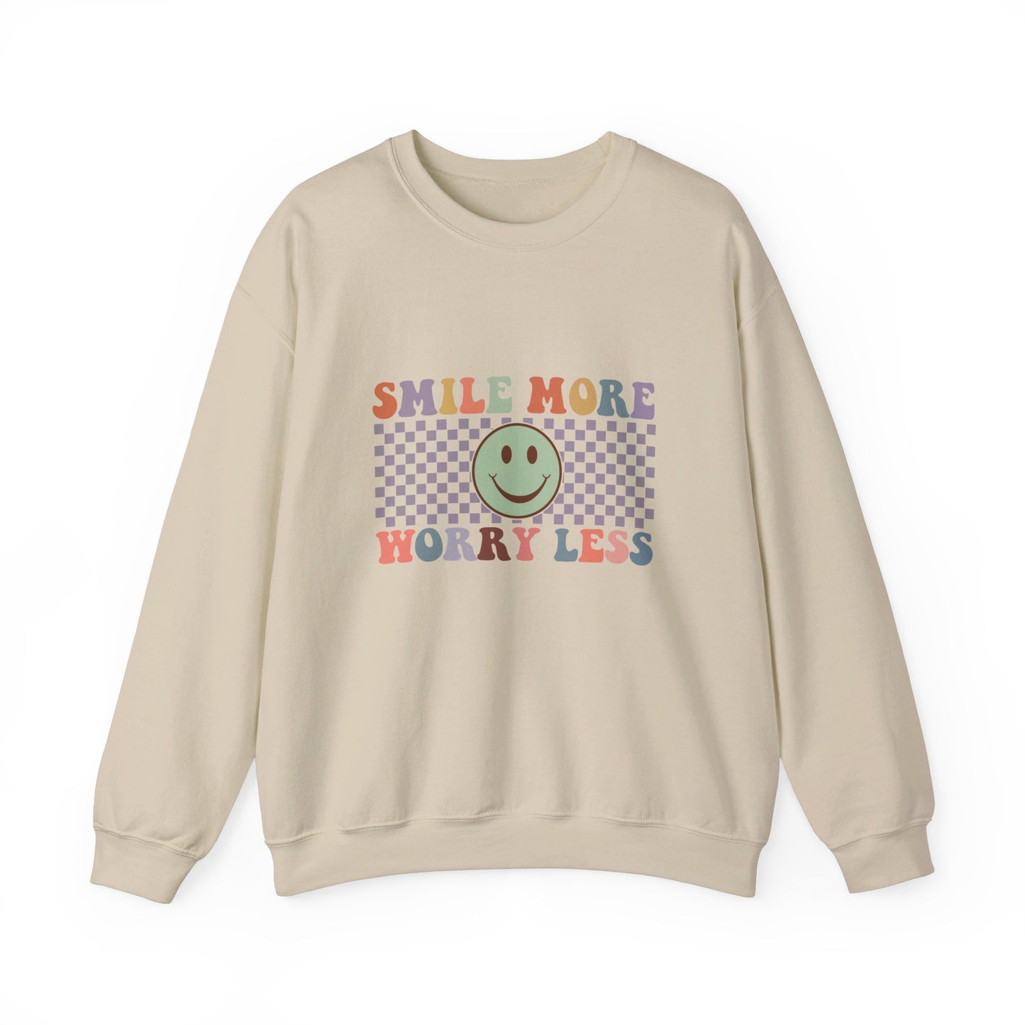 Smile More, Worry Less Sweatshirt