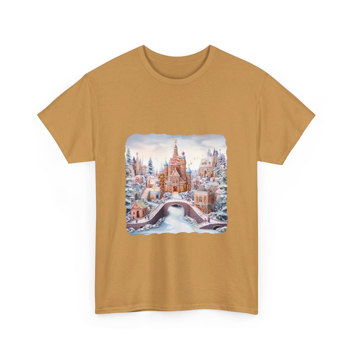 Snowy Christmas Village 10 - T-Shirt