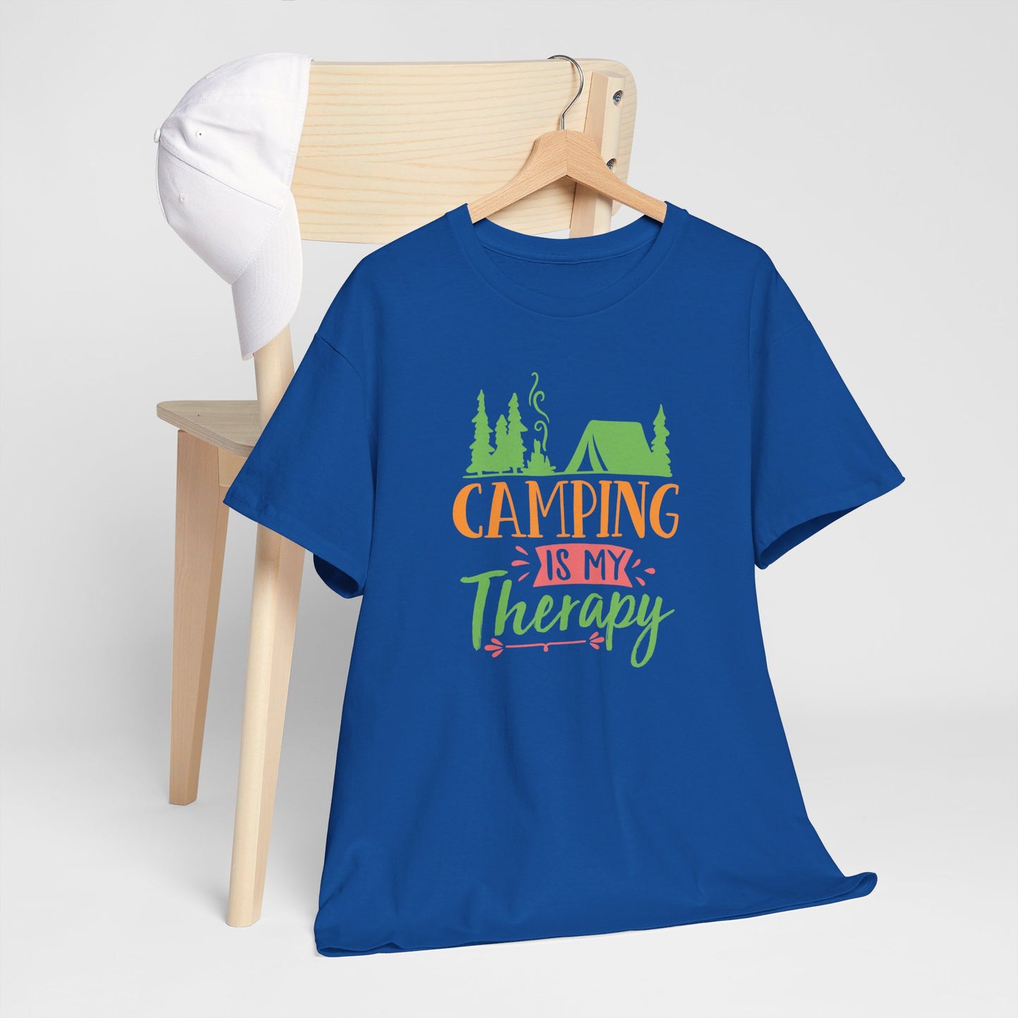 Camping Is My Therapy - T-Shirt