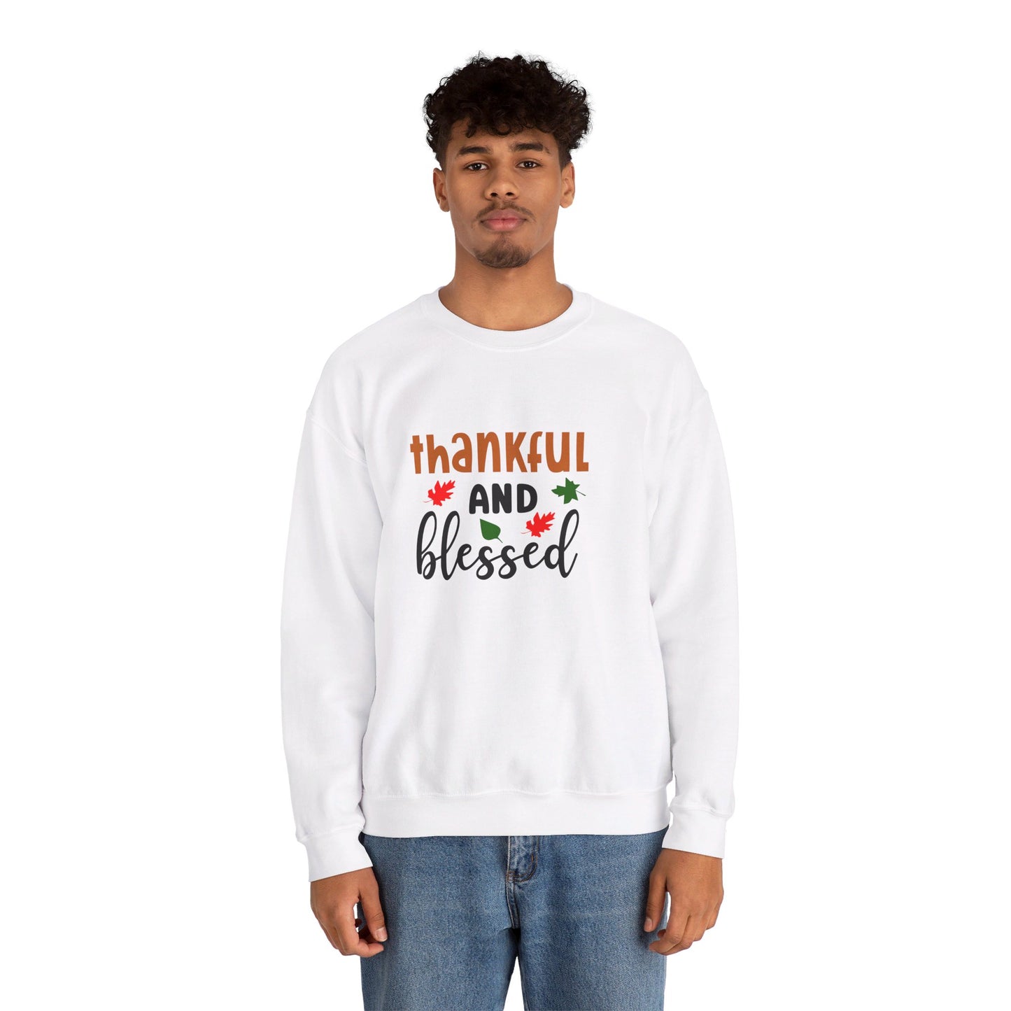 Thankful And Blessed - Crewneck Sweatshirt