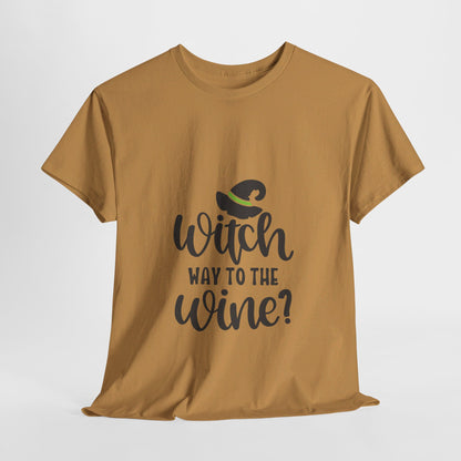 Witch way to the wine-T-Shirt