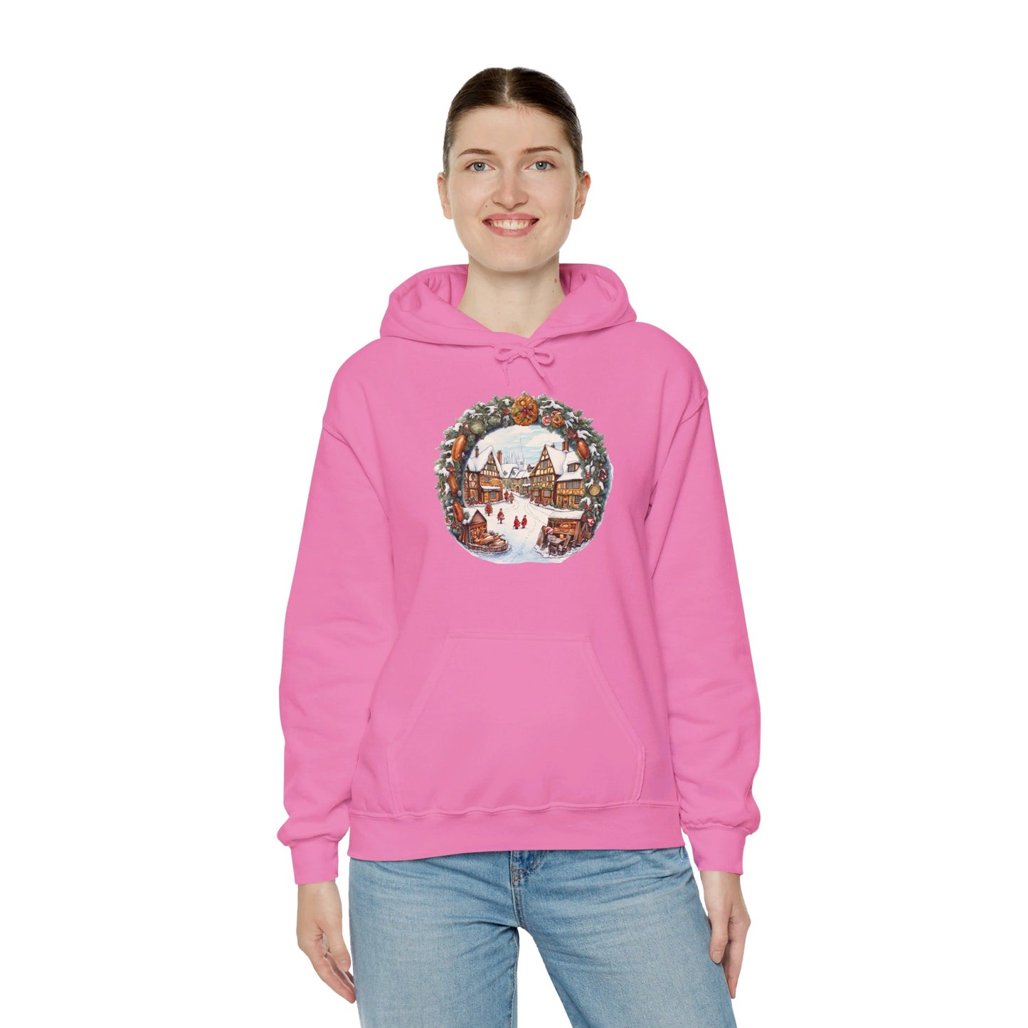 Village Yuletide Joy - Hooded Sweatshirt