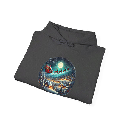 Moonlit Santa Ride - Hooded Sweatshirt