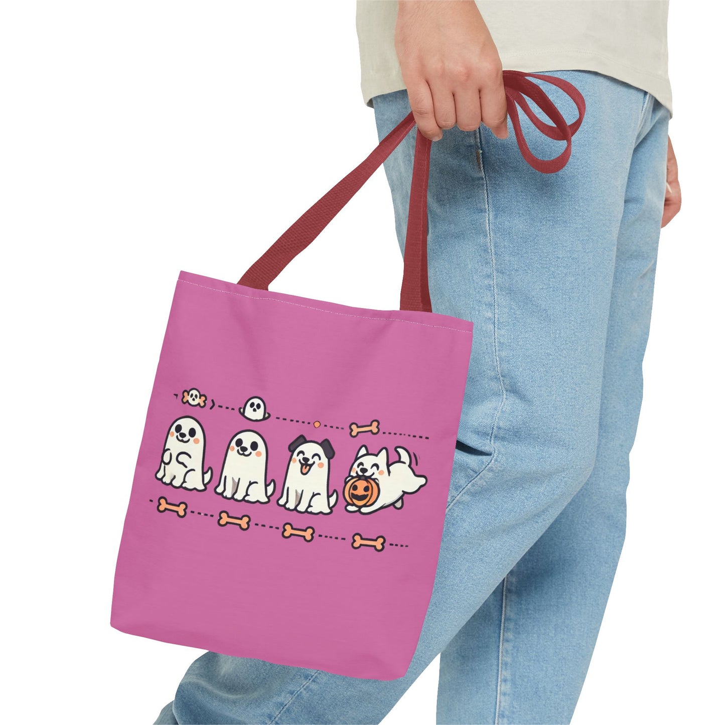 4 Friendly dog ghosts - Tote Bag