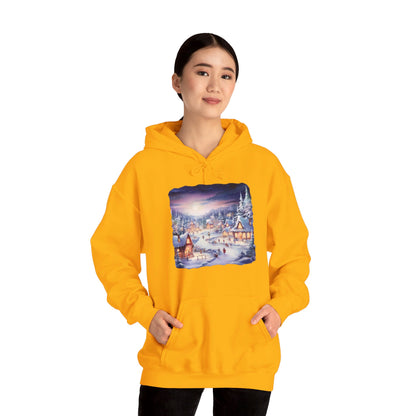 Snowy Christmas Village 3 - Hooded Sweatshirt