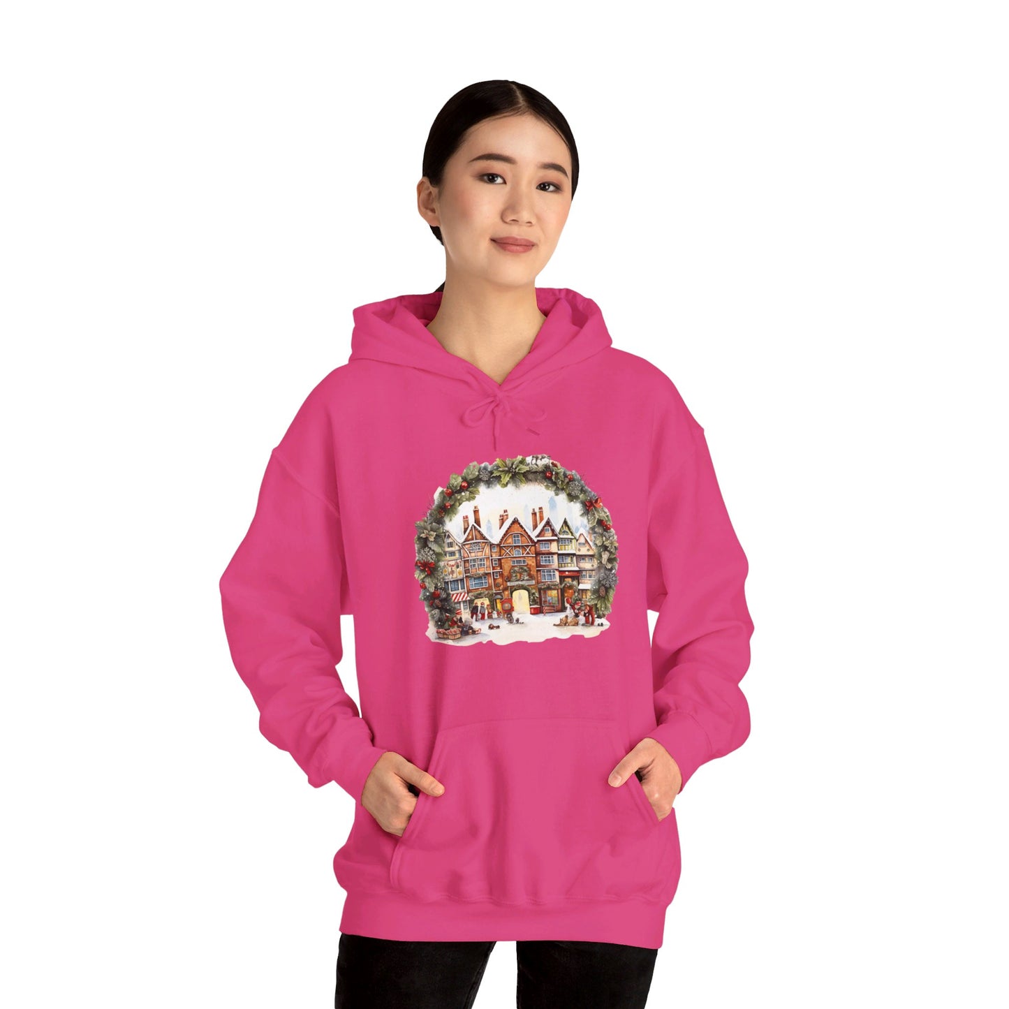 Daytime Village Magic- Hooded Sweatshirt