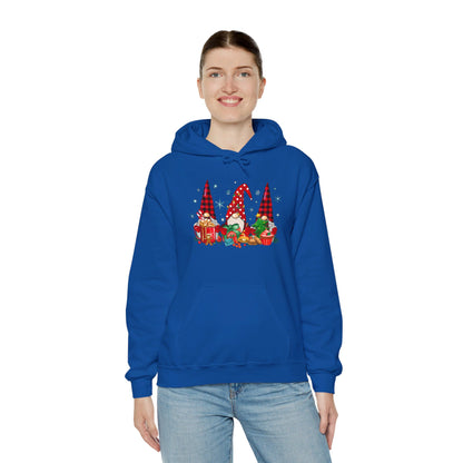 Christmas Gnome Trio - Hooded Sweatshirt