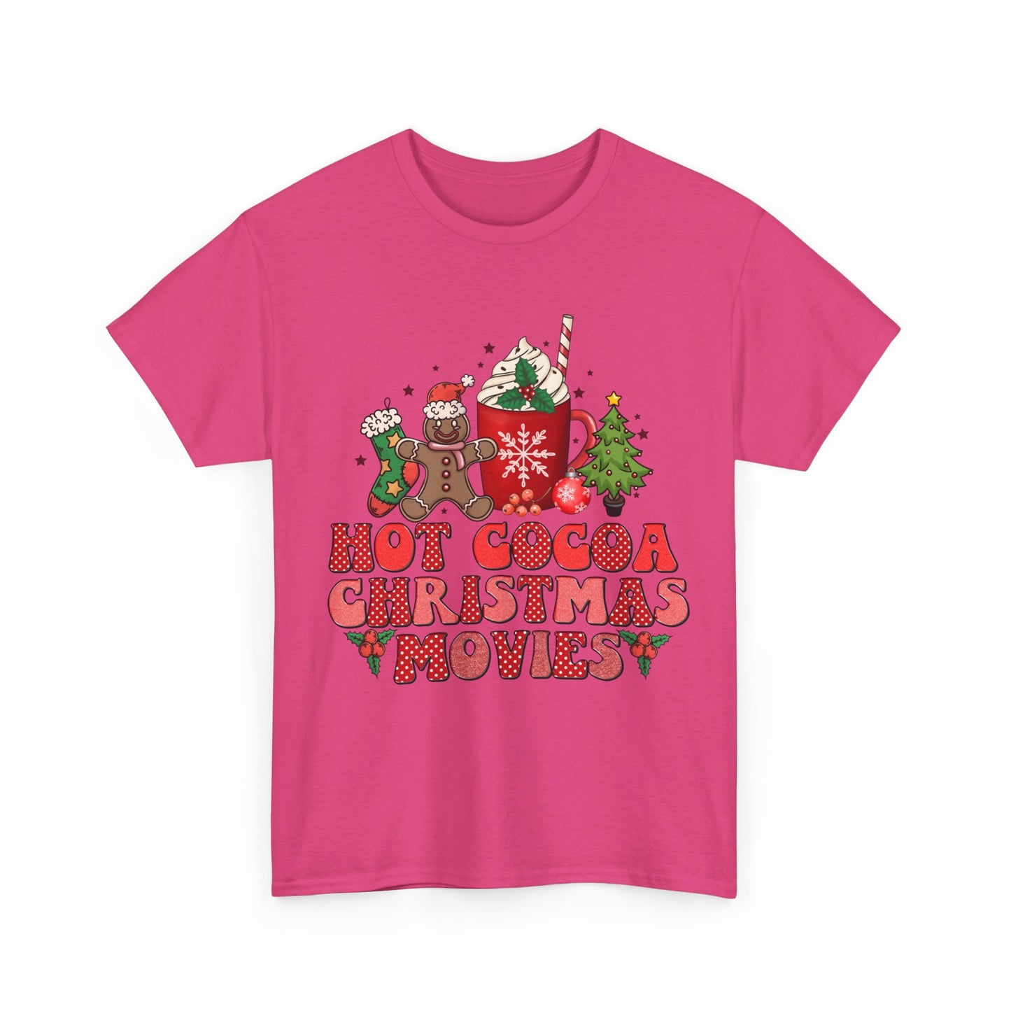 Hot Cocoa Christmas Movies T-Shirt