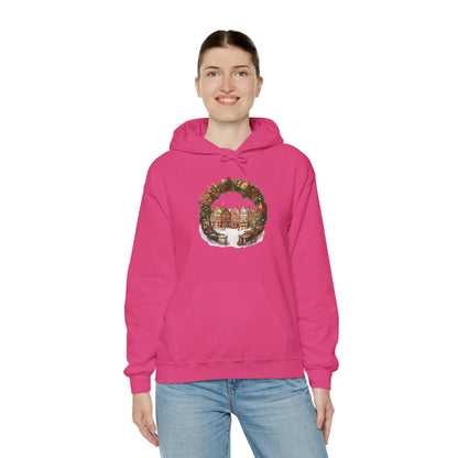 Peaceful Village Christmas - Hooded Sweatshirt