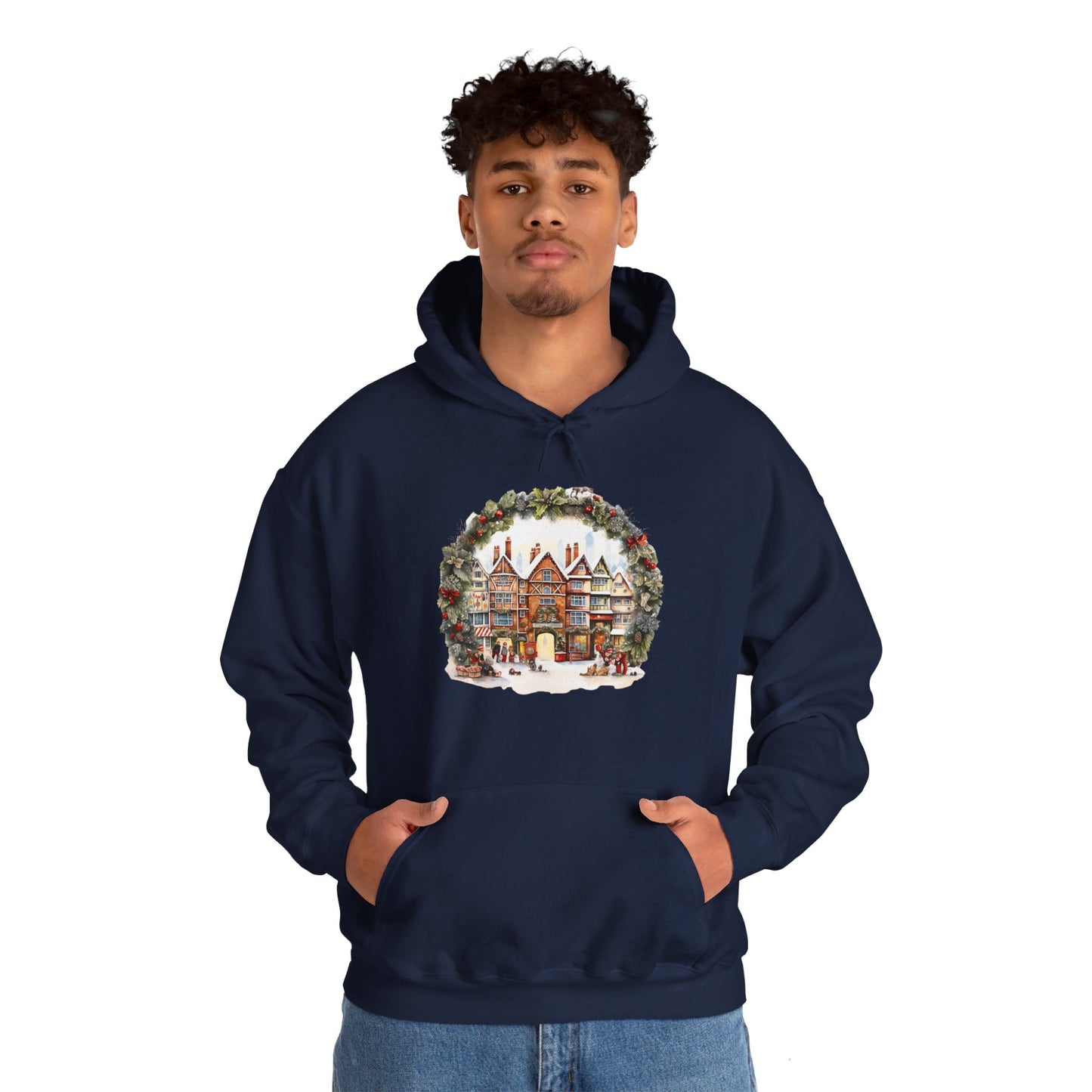 Daytime Village Magic- Hooded Sweatshirt