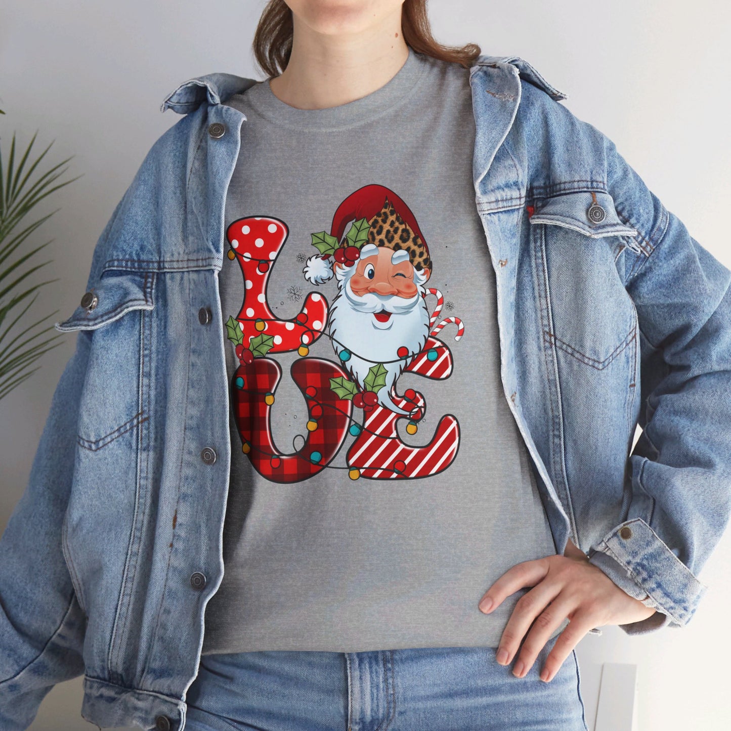 Festive Santa LOVE - T-Shirt