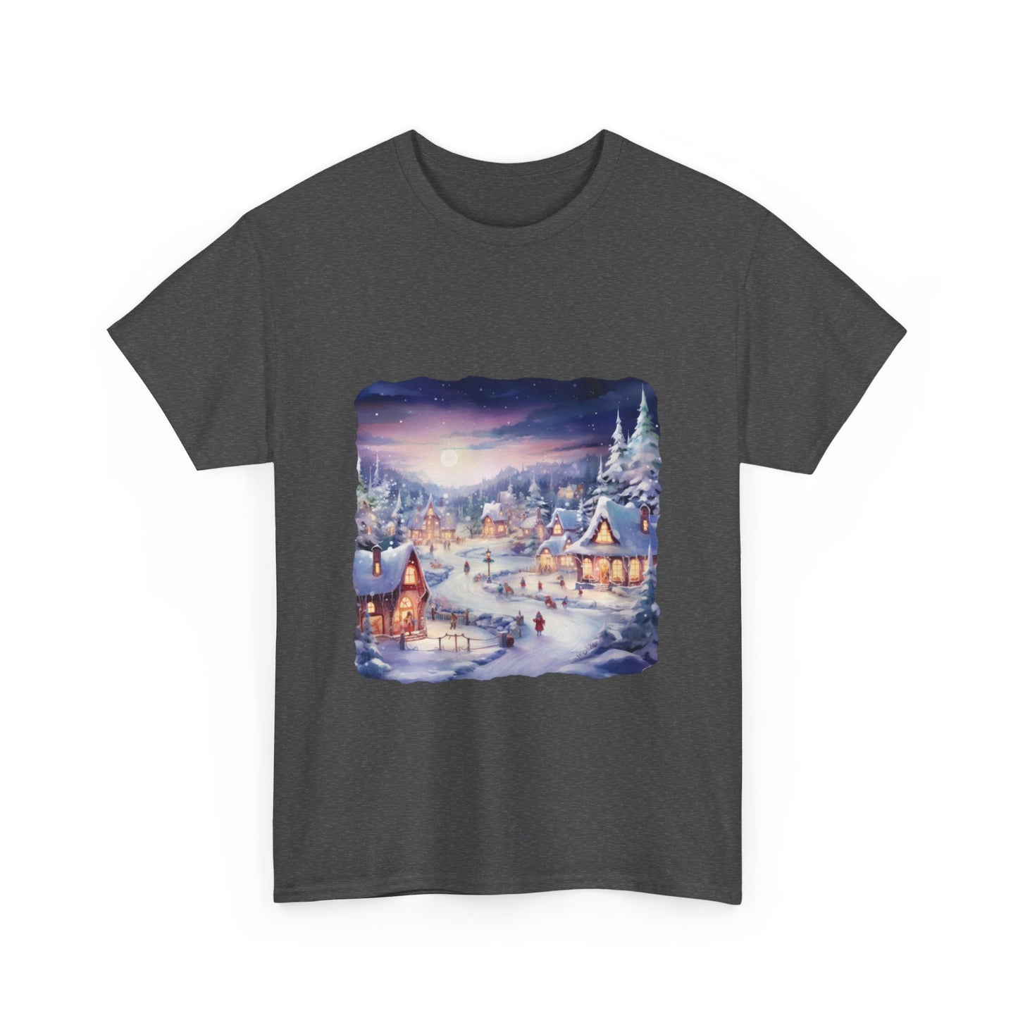 Snowy Christmas Village 3 - T-Shirt
