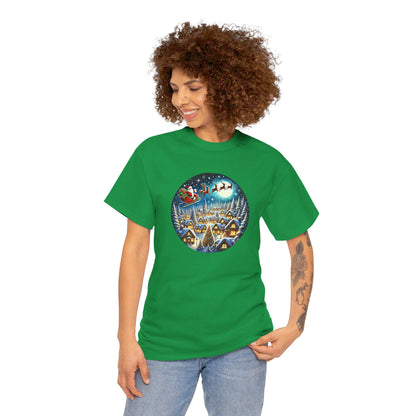 Santa's Snowy Flight - T-Shirt