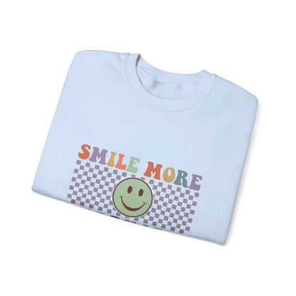 Smile More, Worry Less Sweatshirt