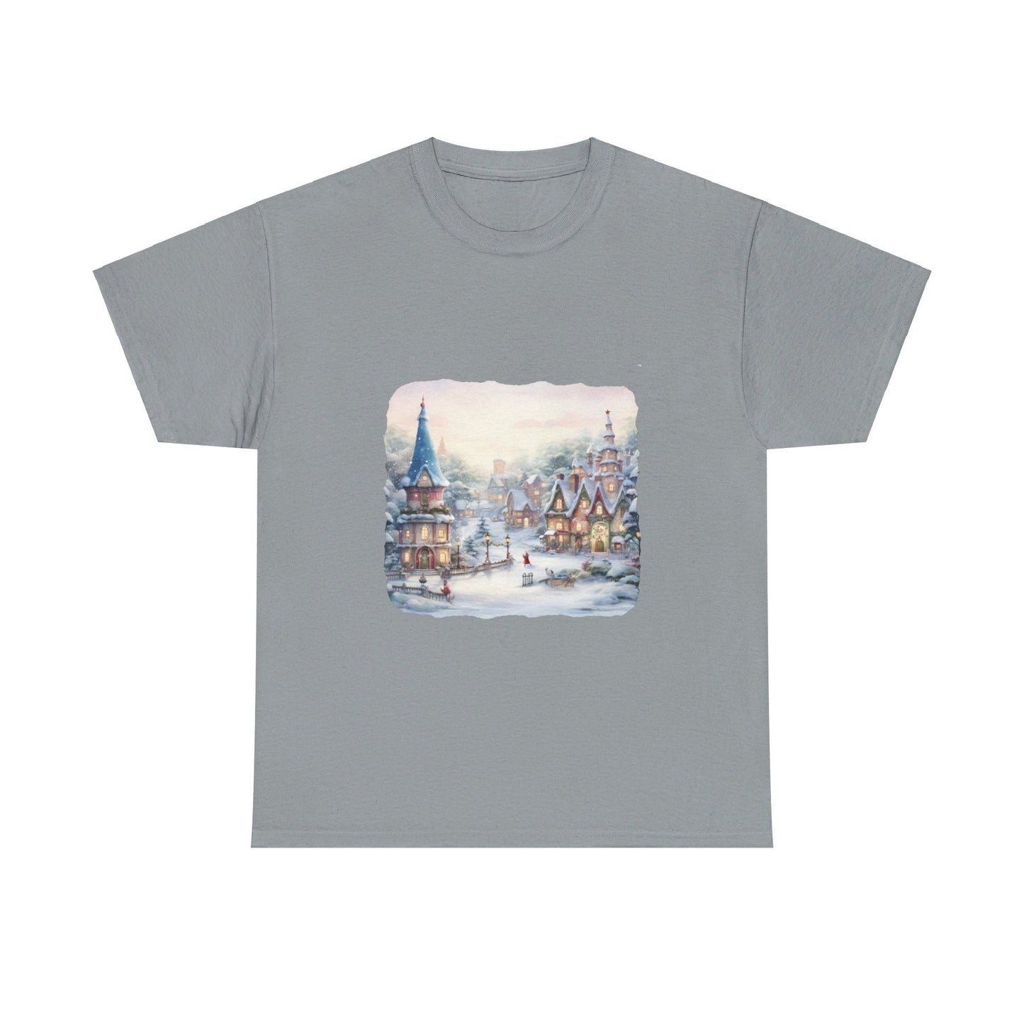 Snowy Christmas Village 2 - T-Shirt