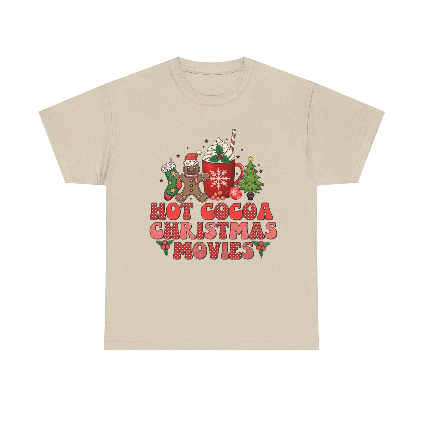 Hot Cocoa Christmas Movies T-Shirt