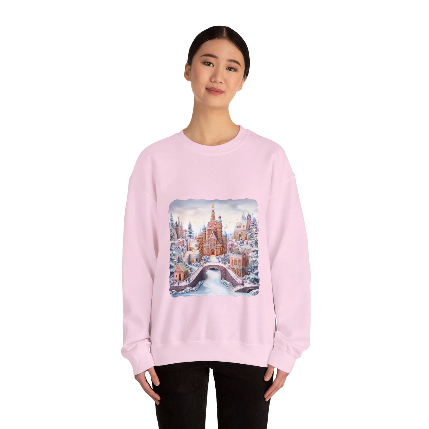 Snowy Christmas Village 10 - Sweatshirt