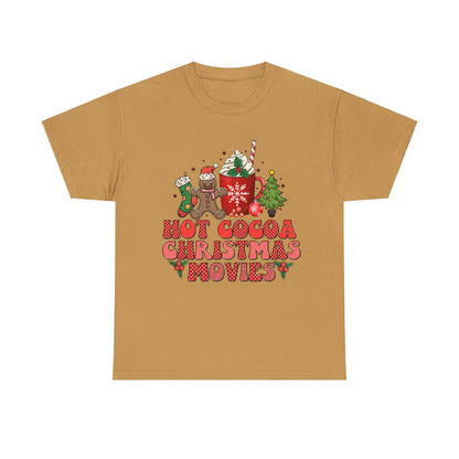 Hot Cocoa Christmas Movies T-Shirt