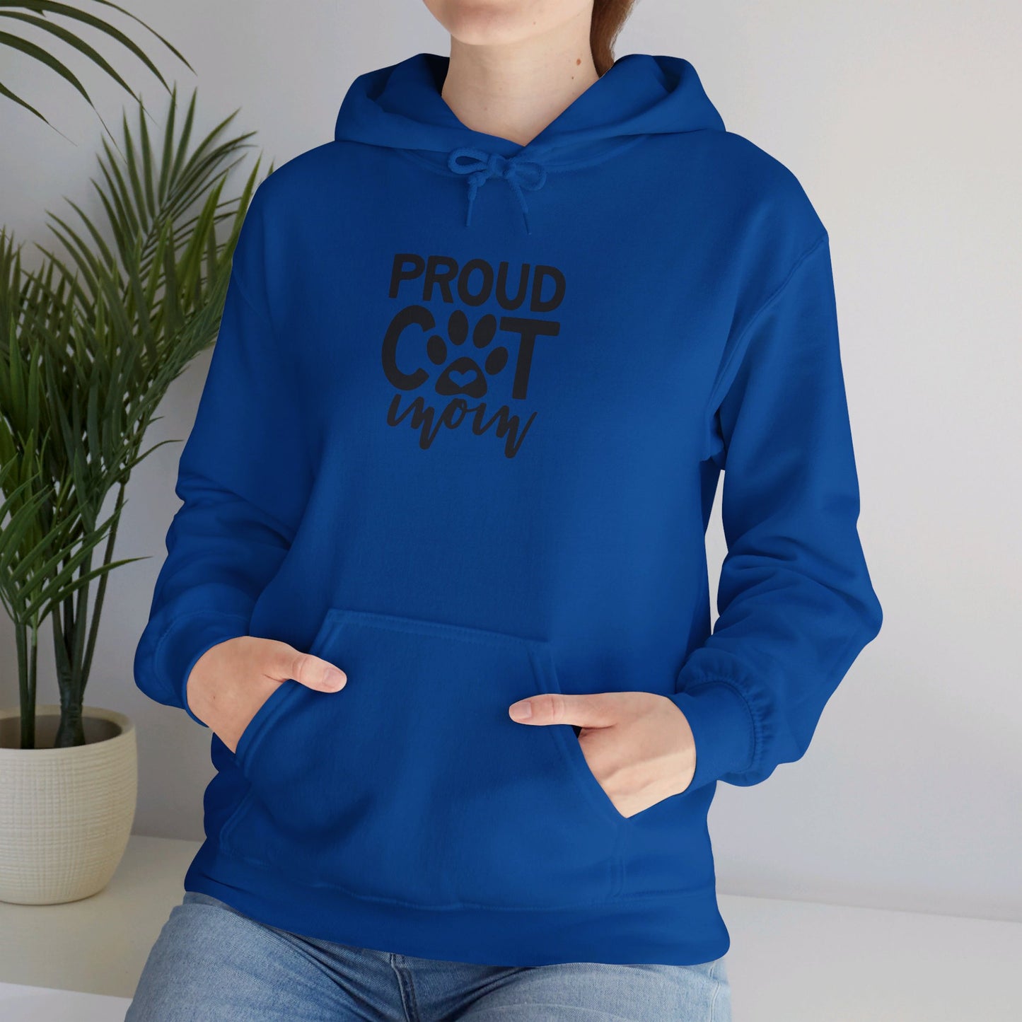 Proud Cat Mom Feline Love Forever - Hooded Sweatshirt