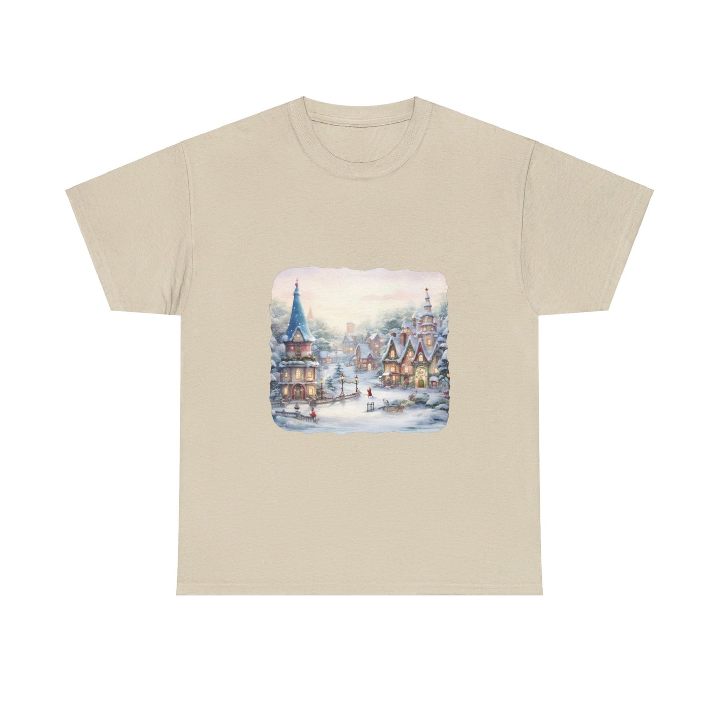 Snowy Christmas Village 2 - T-Shirt