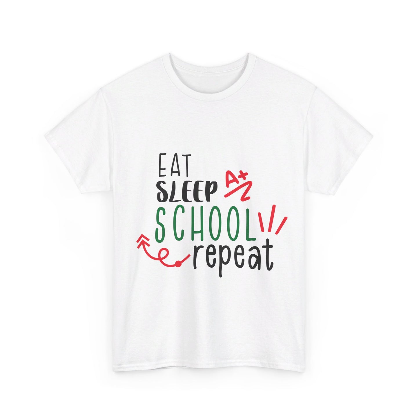 Eat Sleep School Repeat T-Shirt