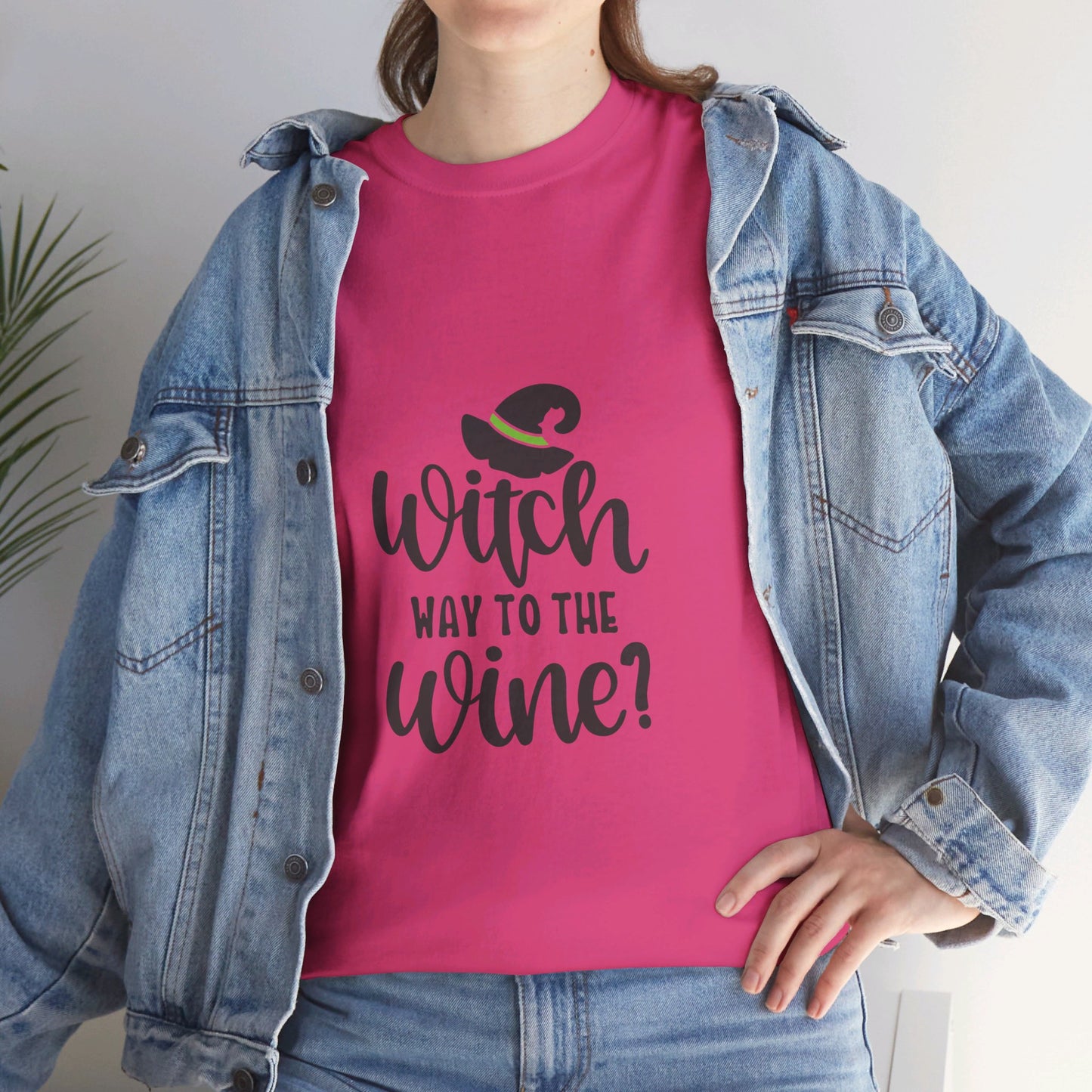 Witch way to the wine-T-Shirt