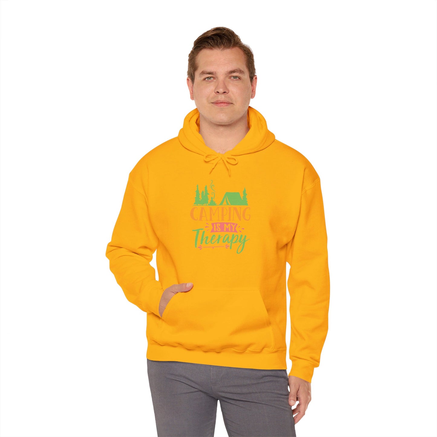 Camping Is My Therapy - Hooded Sweatshirt