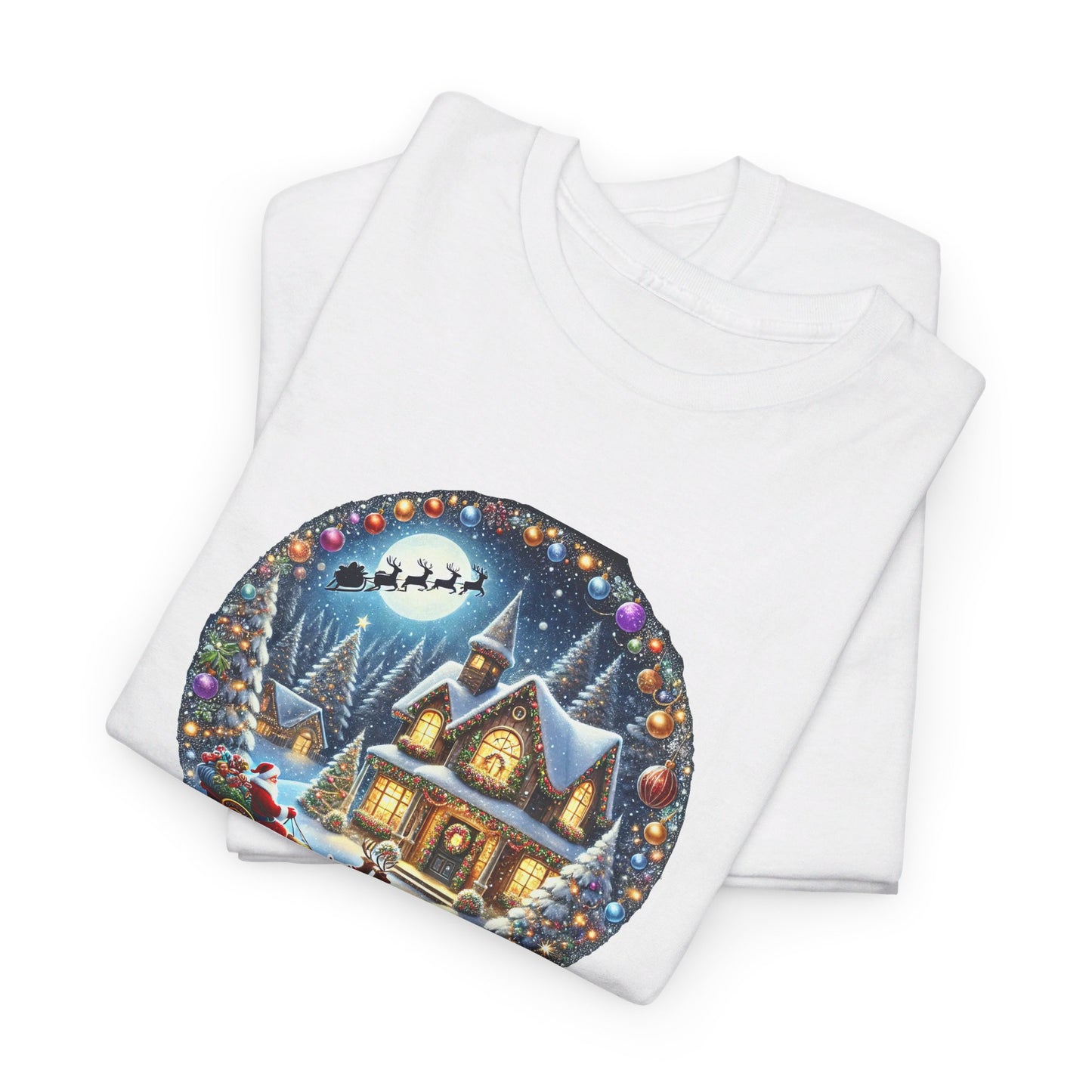 Festive Santa Sleigh - T-Shirt