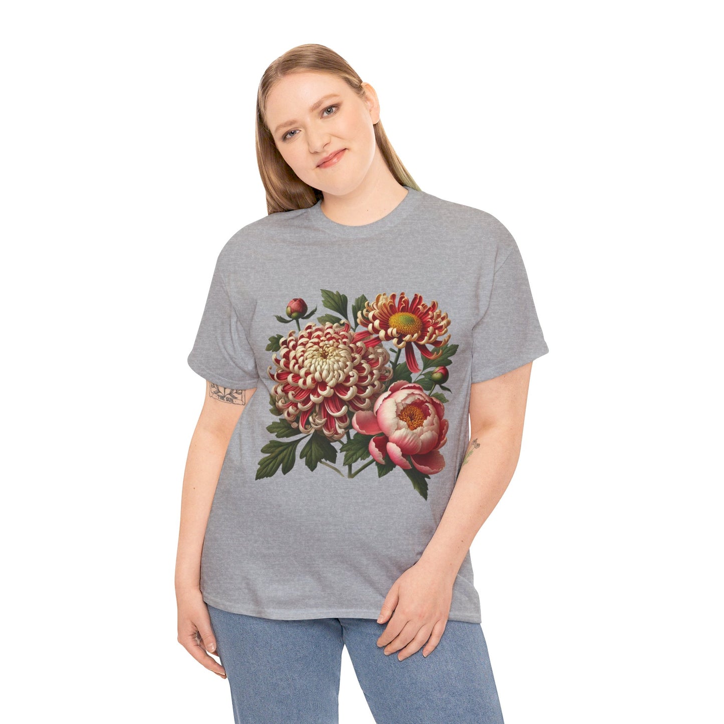 November Flowers - Birth Month - T-Shirt