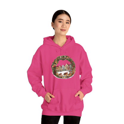 Whimsical Village Christmas - Hooded Sweatshirt