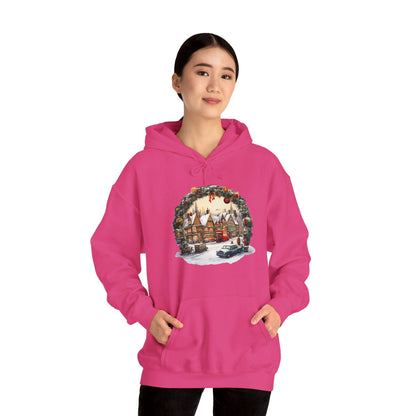 Village Holiday Spirit - Hooded Sweatshirt