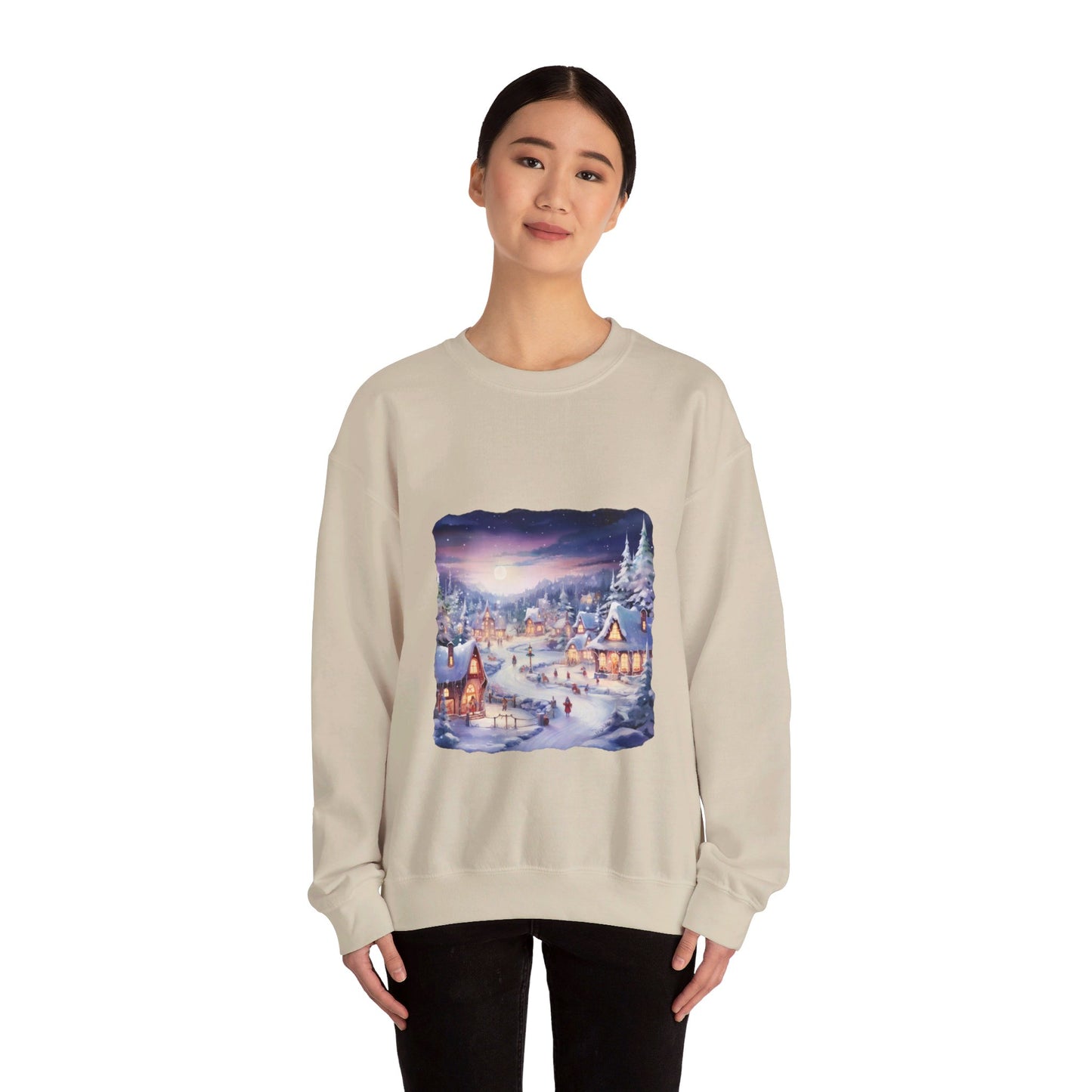 Snowy Christmas Village 3 - Sweatshirt