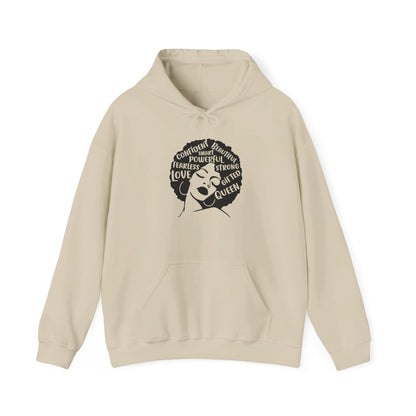 Afro Lady Inspirational - Hooded Sweatshirt