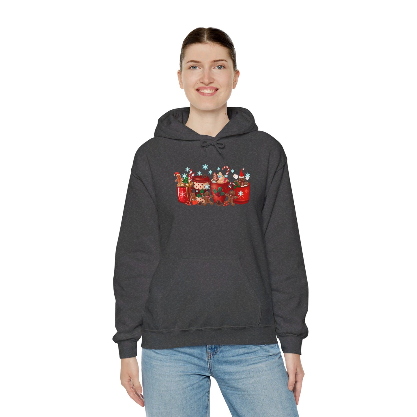 Christmas Cocoa & Gingerbread Delight - Hooded Sweatshirt