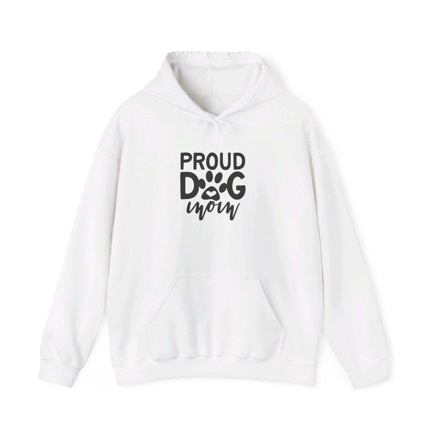 Proud Dog Mom, Pawsome Love Forever - Hooded Sweatshirt