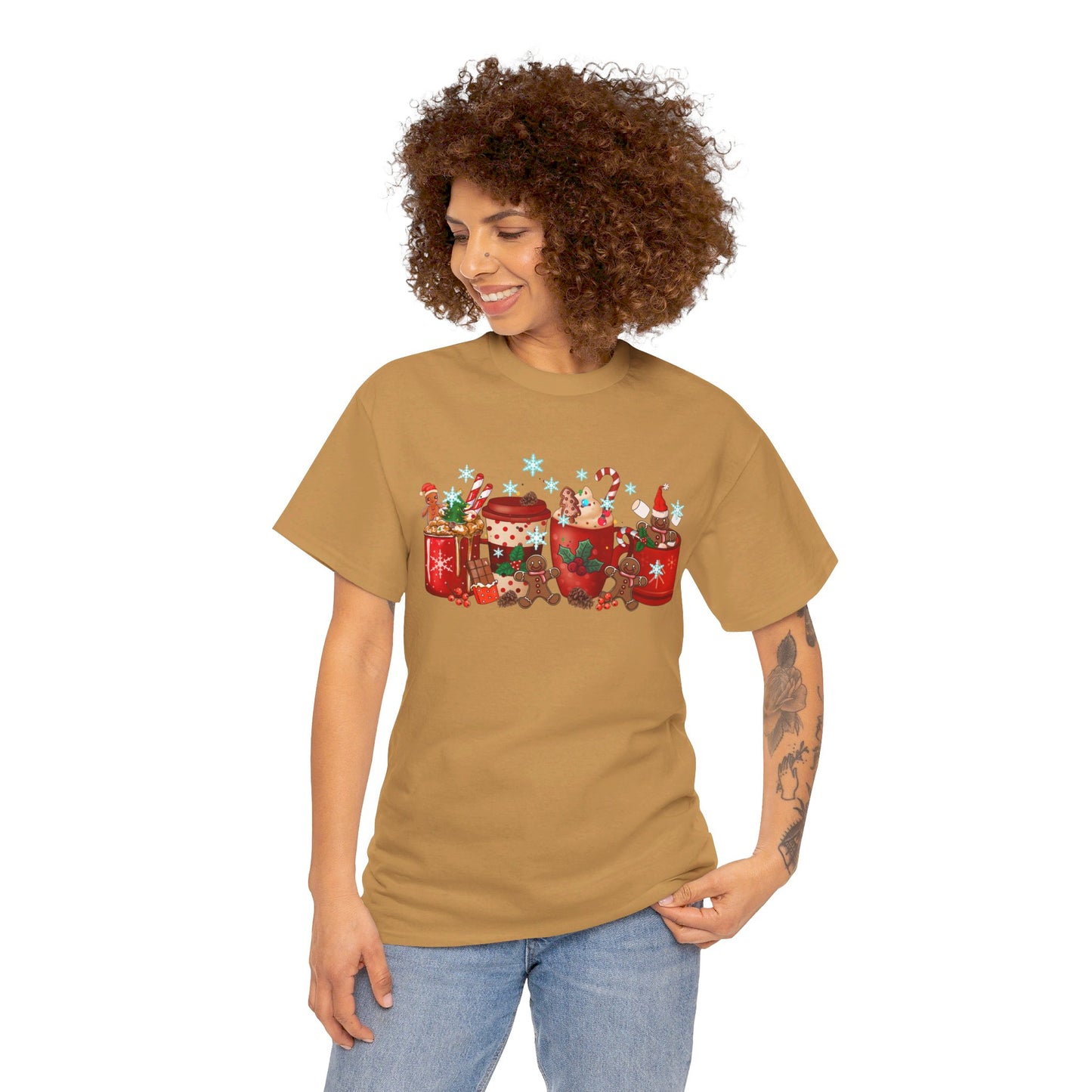 Christmas Cocoa & Gingerbread Delight - T-Shirt