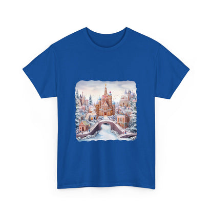 Snowy Christmas Village 10 - T-Shirt