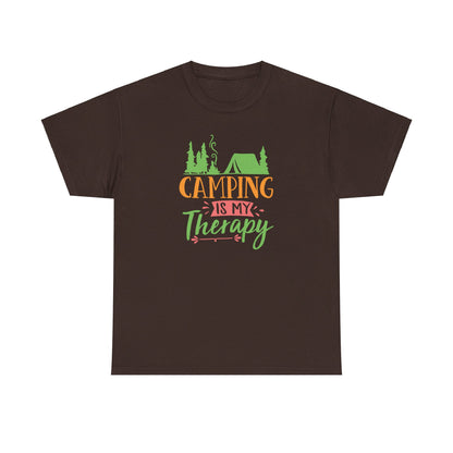 Camping Is My Therapy - T-Shirt