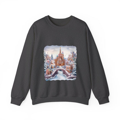 Snowy Christmas Village 10 - Sweatshirt