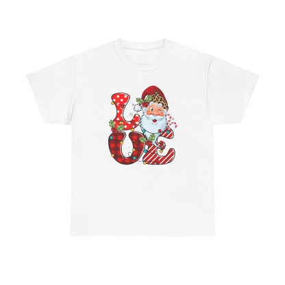 Festive Santa LOVE - T-Shirt