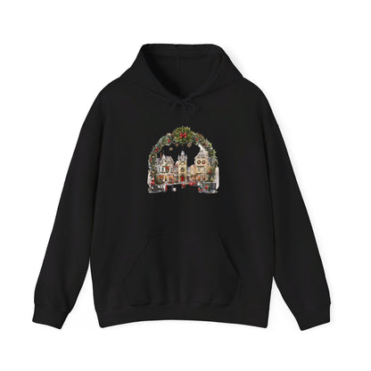 Village Christmas Eve - Hooded Sweatshirt