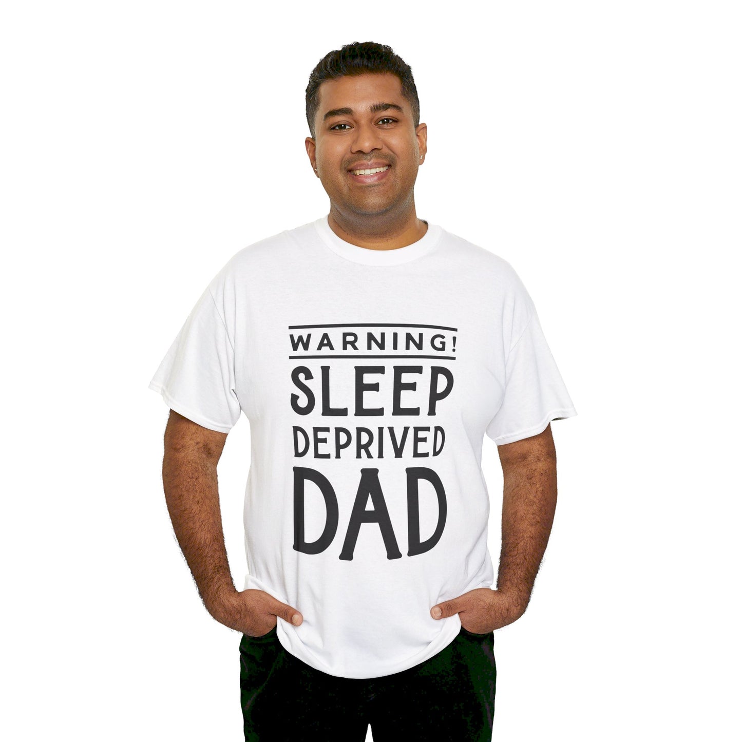 Warning Sleep Deprived Dad - T-Shirt